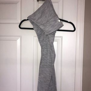 White/light grey lululemon yoga pants size 4